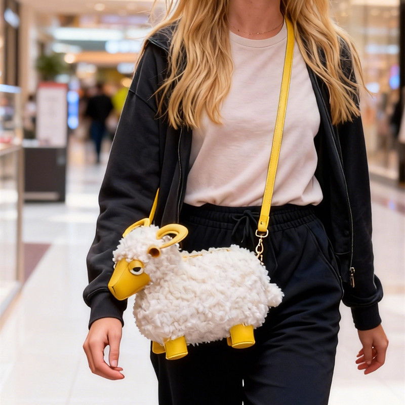 Interior Design High End - Neue Modische Designertasche in Niedlicher Schafform