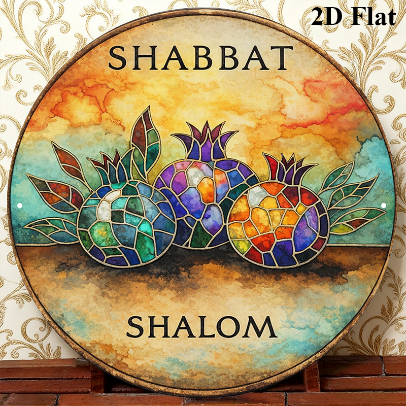 Wall Art - CIFBUY Vintage-Wandkunst aus Aluminium, wasserdicht, langlebig,