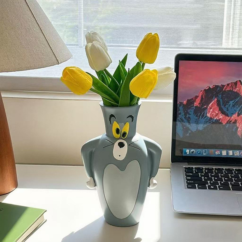 Vase Decor - Cartoon Tom und Jerry Neue Vasen-Ornamente