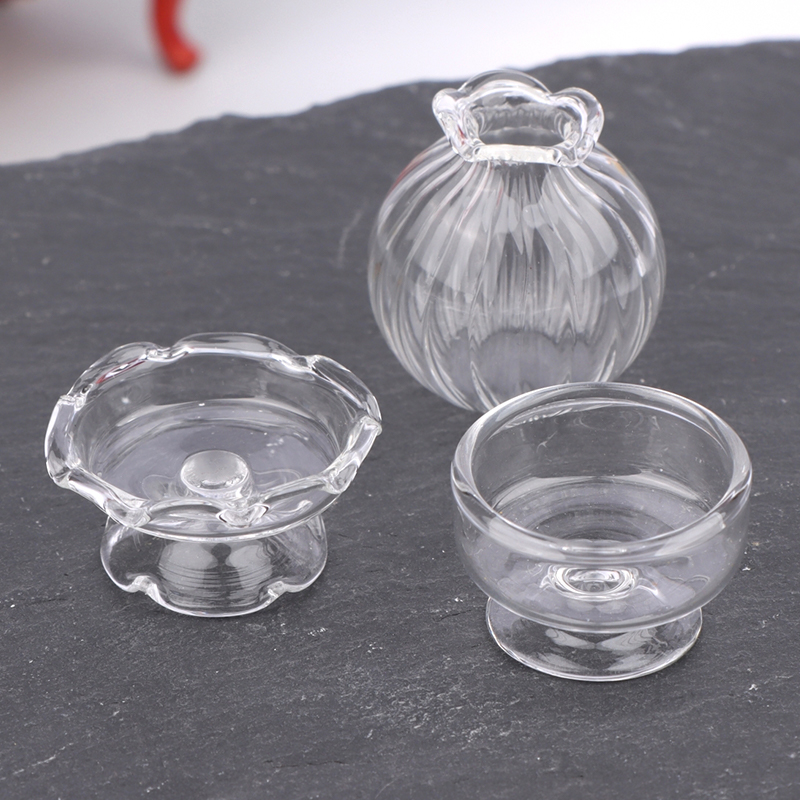 1:12 Puppenhaus Miniatur Glas  – Vase Decor Bewertung und Preis