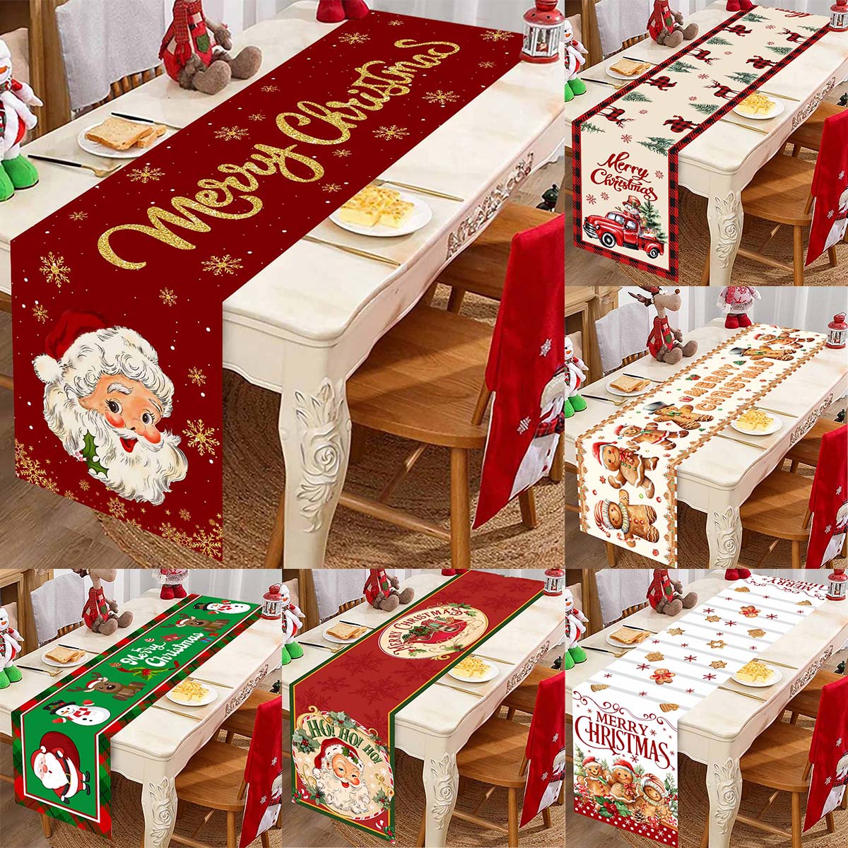 Weihnachten Santa Claus Polyes – Table Runner Bewertung und Preis