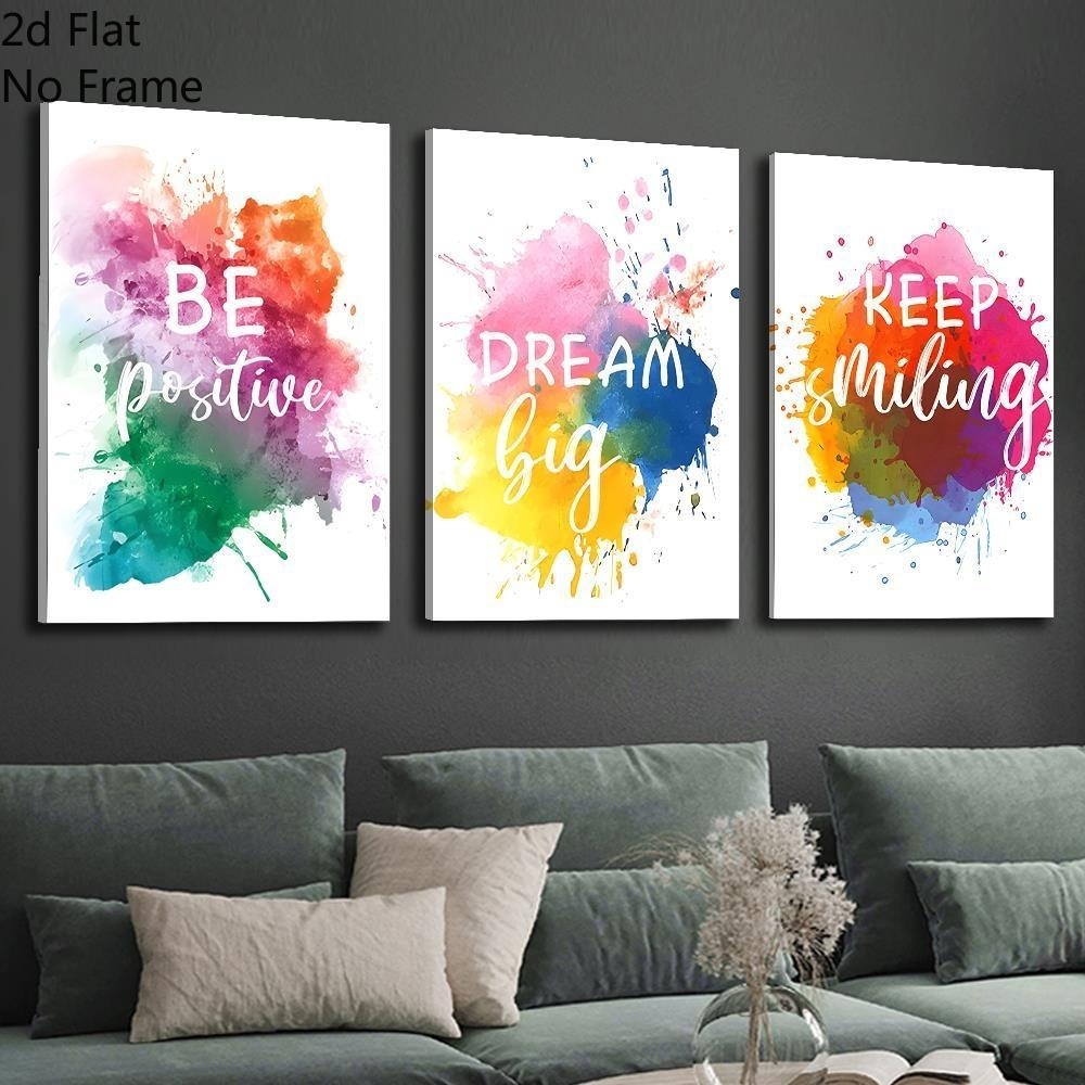 (Noframe 3PCS)-2D Flat, 2D Fla – Abstract Canvas Set Bewertung und Preis