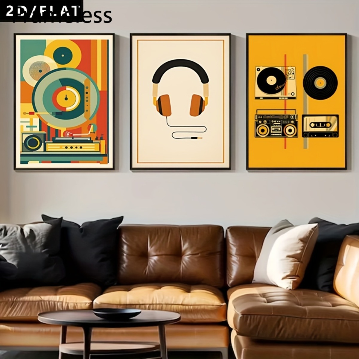 (NoFrame 3PCS) – 2D-Flachbild, – Abstract Canvas Set Bewertung und Preis